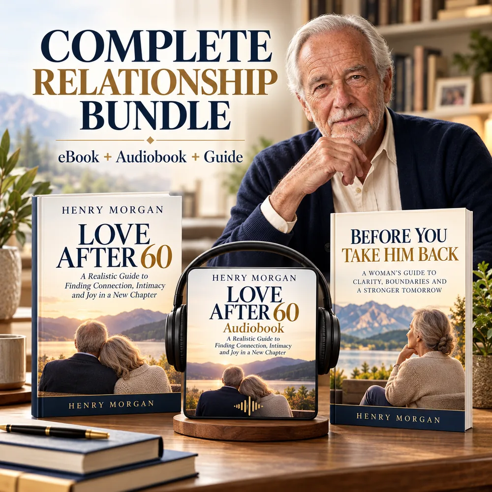 The Complete Relationship Collection: the Love After 60 book, the Love After 60 audiobook with headphones, and the Before You Take Him Back guide